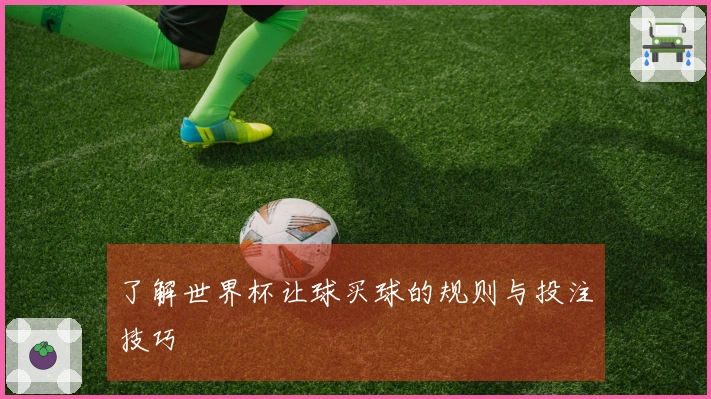 了解世界杯让球买球的规则与投注技巧