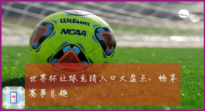 世界杯让球竞猜入口大盘点，畅享赛事乐趣
